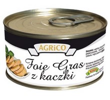 Foie Gras z kaczki producent konserw agrico